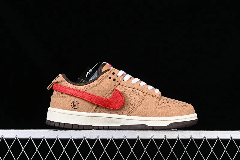 All categories Nk SB Dunk series Nk SB Dunk Low low-top sneakers F version Clot x Nk Dunk SB Low "Cork" cork joint model SB low-top casual sneakers FN0317-121